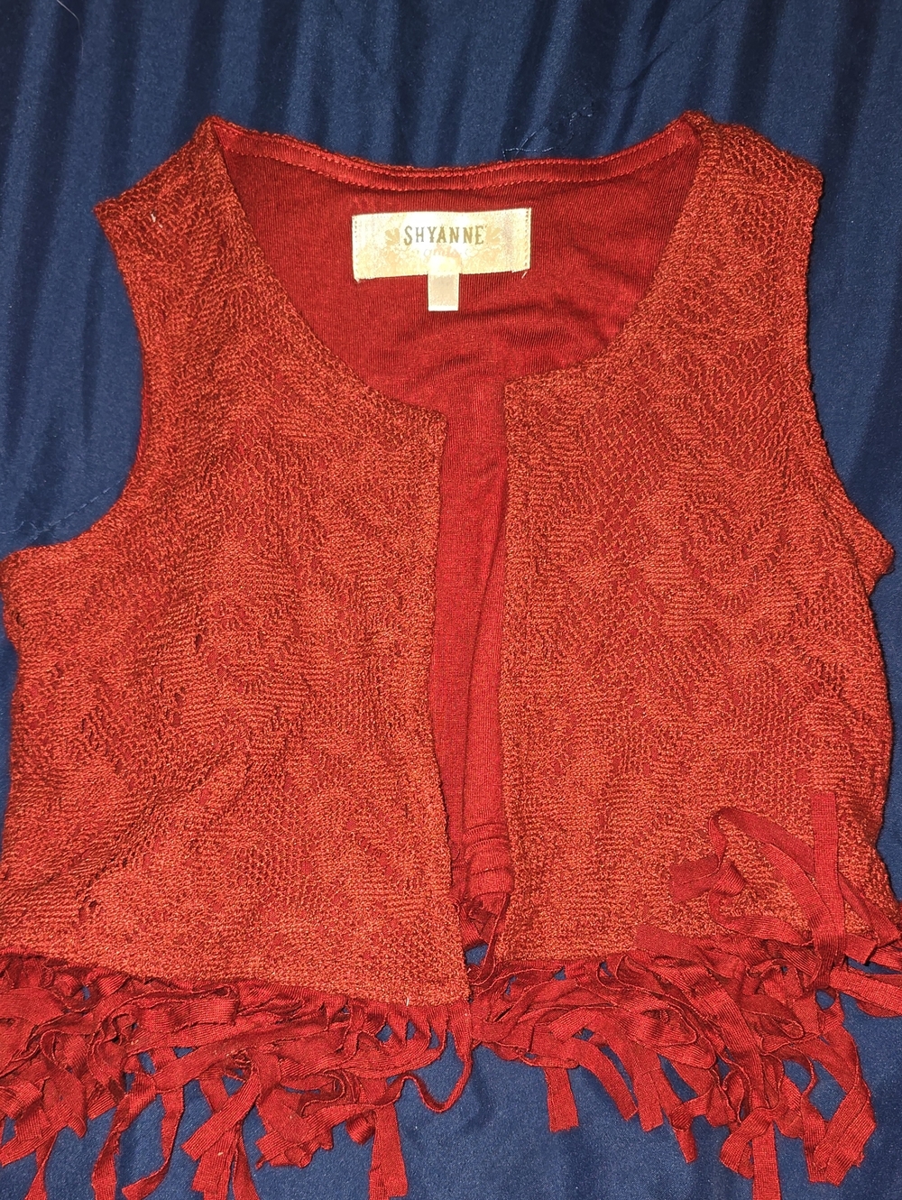 Shyanne Toddler Fringe Lace Vest